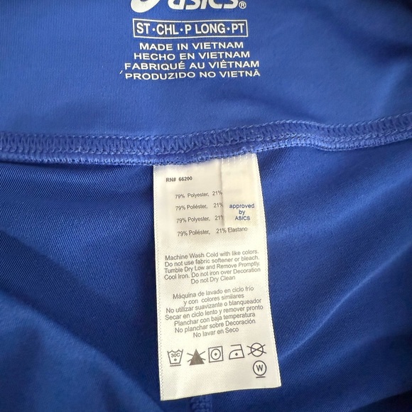 ASICS Leg Balance Blue Leggings Size S - Picture 3 of 10